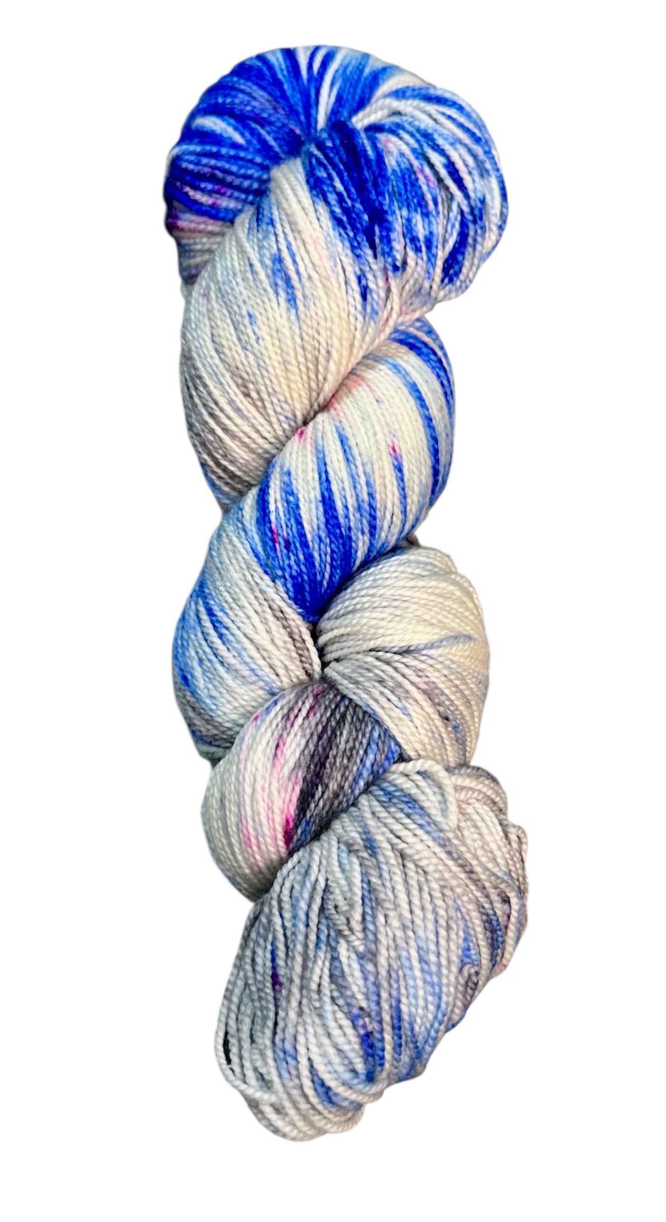 Hand Dyed Variegated Fingering Weight Merino Wool Yarn