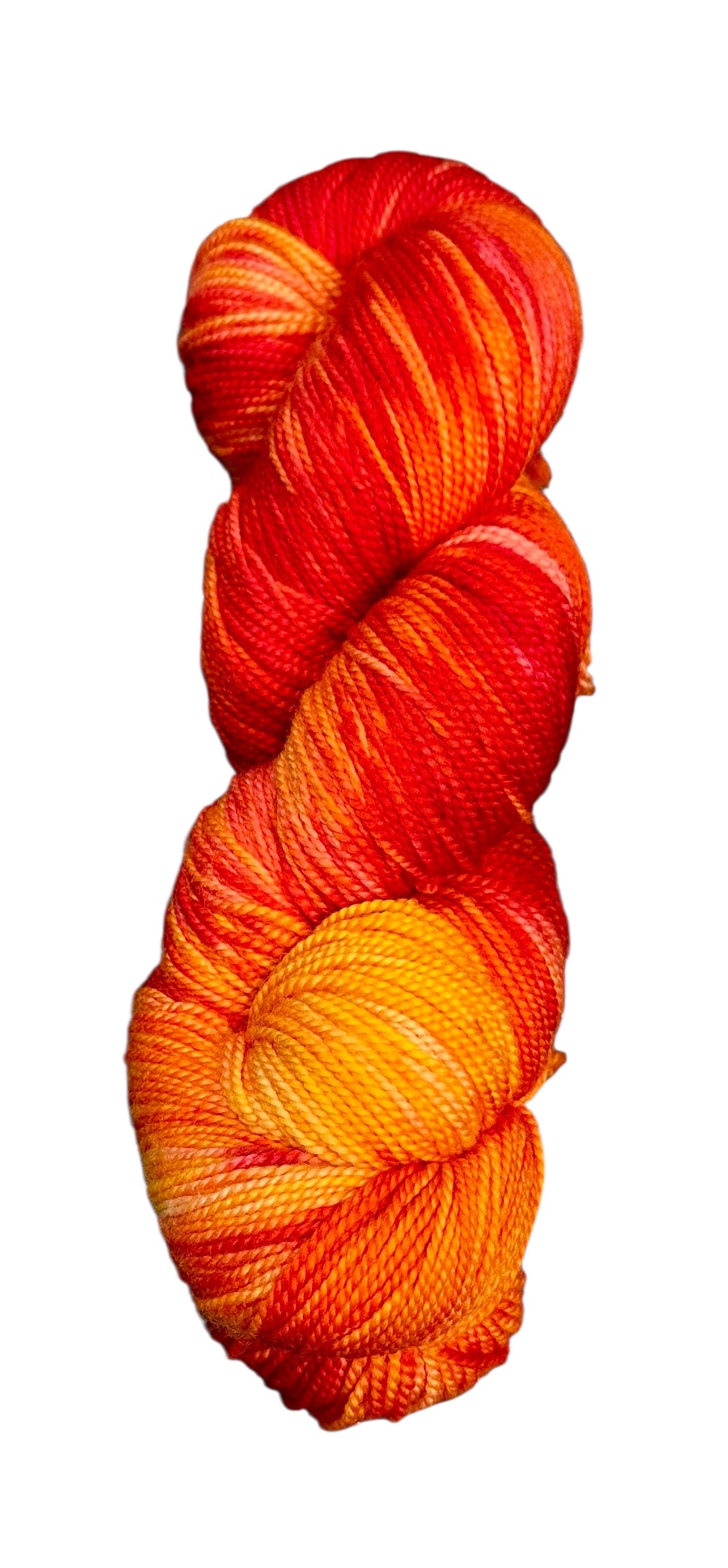 Hand Dyed Variegated Fingering Weight Merino Wool Yarn